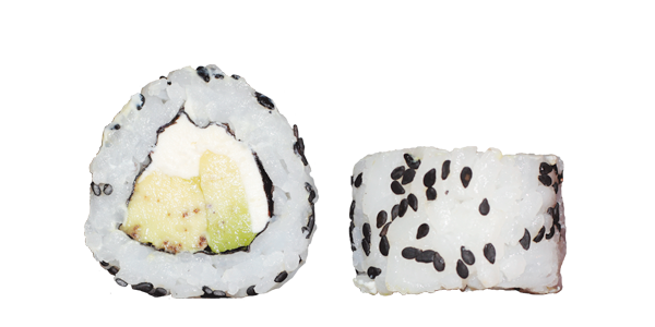 uramaki vegetariano sushi